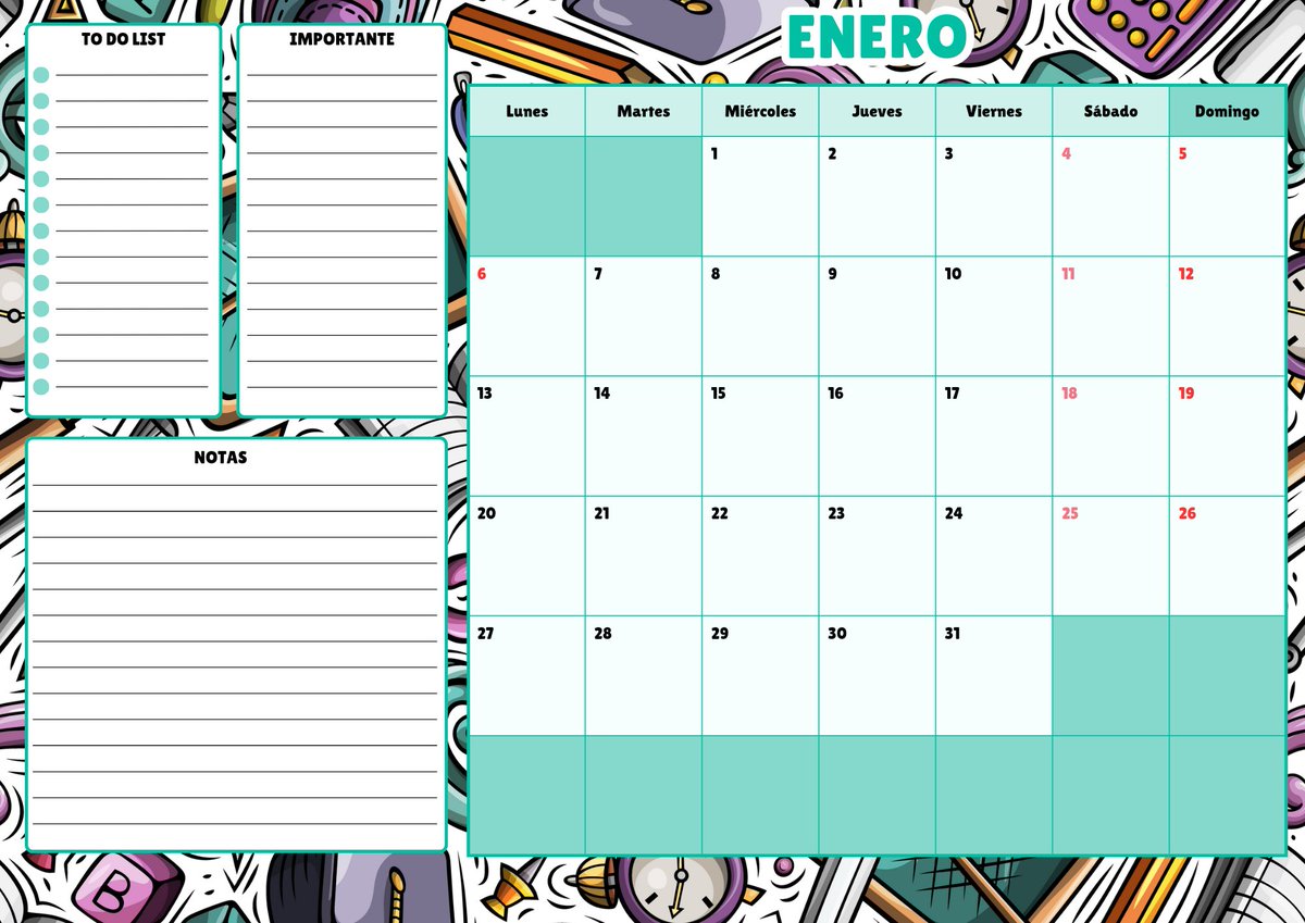 tizas_digitales's tweet photo. Aquí os dejo un planning mensual. Ideal para imprimirlo en A3 y apuntar todo lo que necesites o para ponerlo en clase y que nuestros alumnos/as quieran. 100% editable con @canva https://t.co/NBKVPIcwvj @CanvaEdu
@GonzaPink  @sandboxeduca https://t.co/Kj4Ar8nM8V