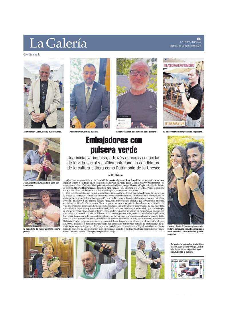 Cuando un cachín de tela significa mucho... #LaSidraYePatrimoniu y cada día lo sabemos más gente