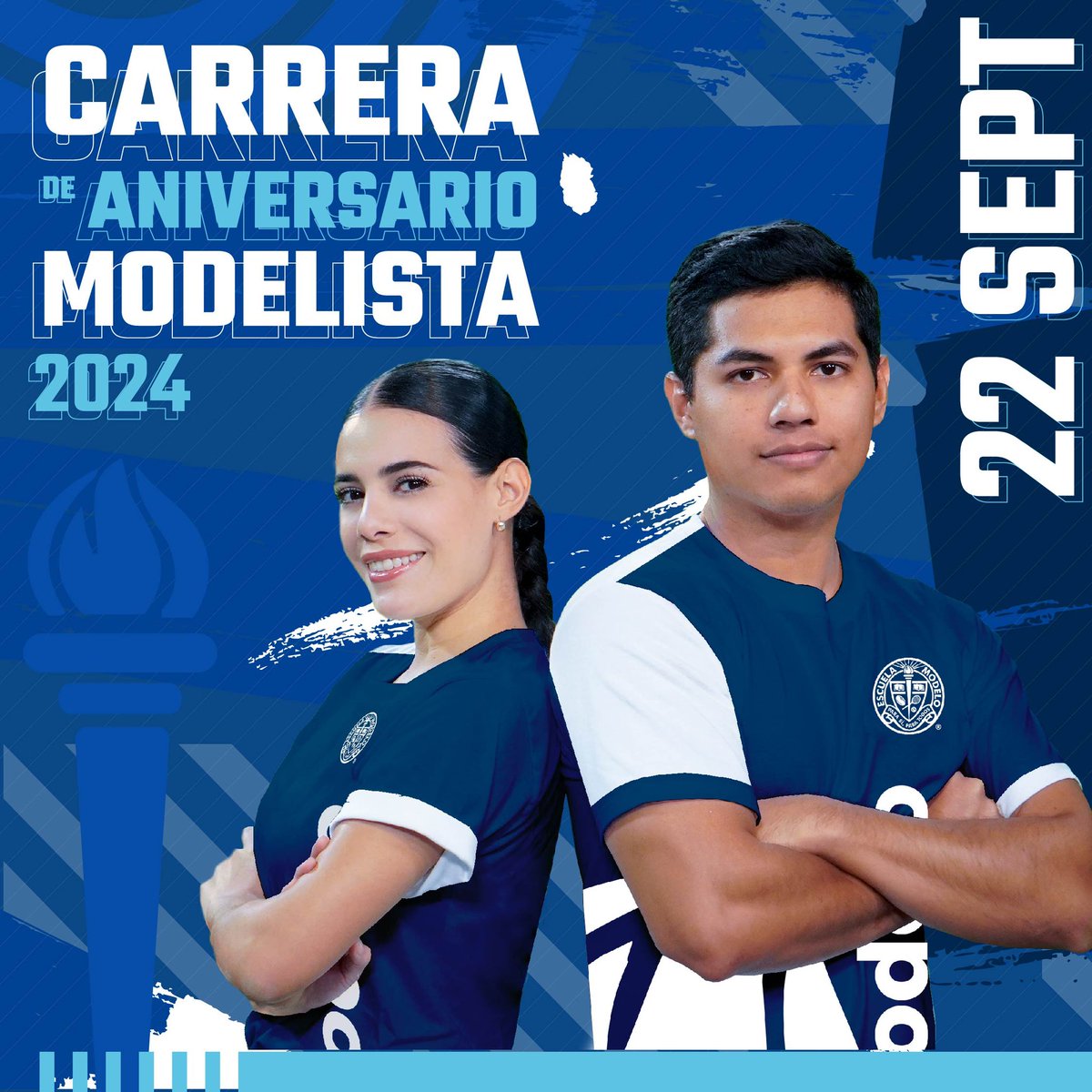 unimodelo's tweet photo. Carrera Modelista de Aniversario 2024 🤩

Corre con nosotros este año 5, 10 o 15 km 🏃🏻‍♂️🏃🏽‍♀️ 

👉🏽 Inscripciones abiertas y convocatoria en https://t.co/3GxXeShh16

🗓️ Domingo 22 de septiembre 
📍Universidad Modelo Mérida https://t.co/bmT5fSdf9b