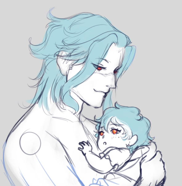 starrytides's tweet photo. might i interest you all in a dad dottore sketch?? https://t.co/Q3UOWjn3Ud