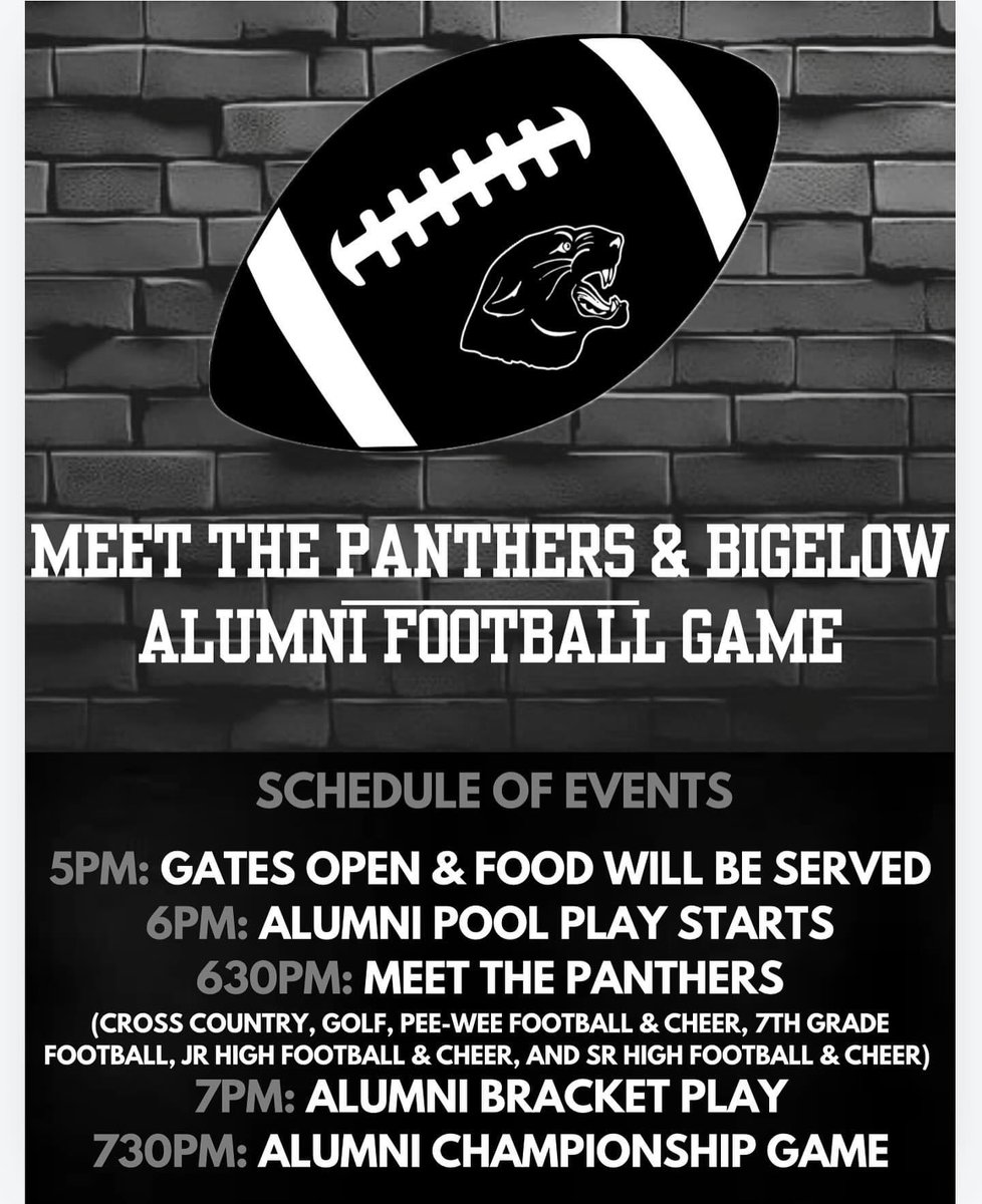 Bigelow Panthers Football tweet media