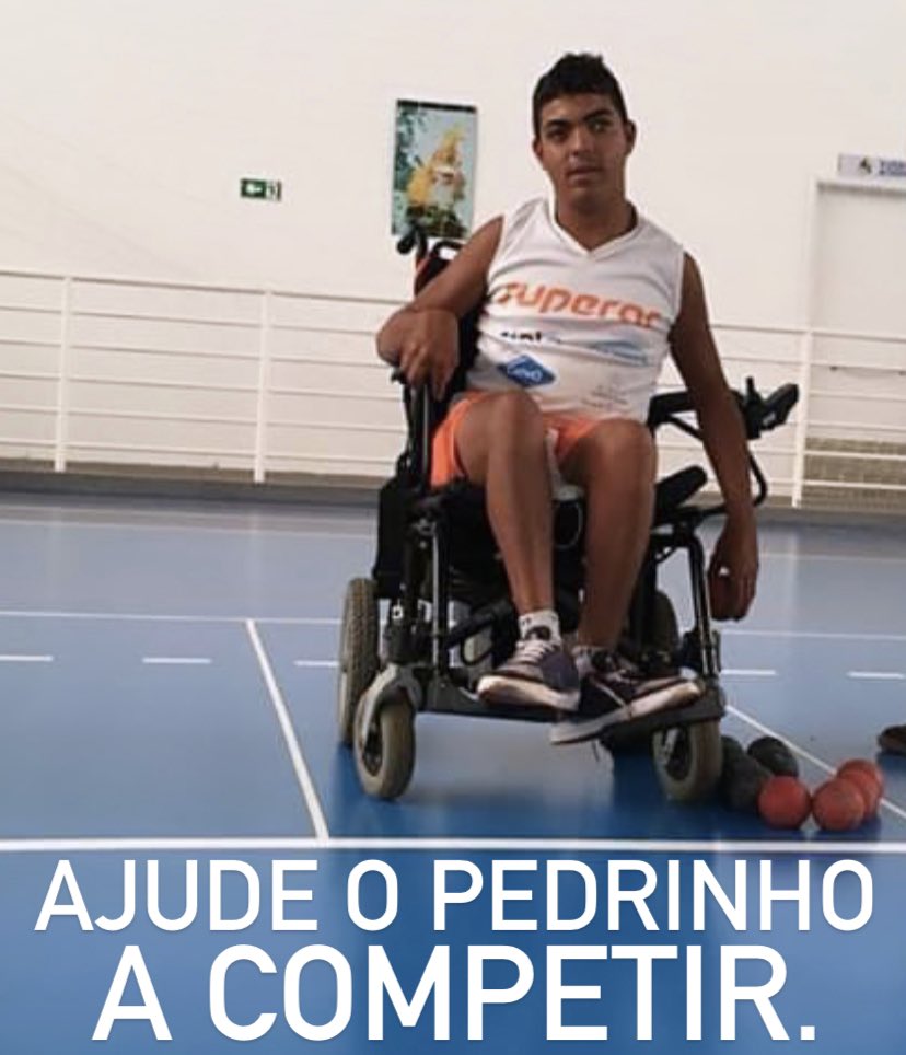 ✨AMIGS: atenção nesse post✨

O Pedrinho é meu primo, ele é atleta paraolímpico, mora em Uberlândia e compete já há mais de 10 anos na modalidade de “Lançamento de club”. 
Dia 14/09/2024 vai ter uma importante competição em São Paulo e infelizmente a associação que ele faz parte