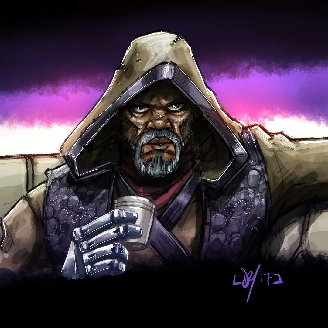 Torned_Fates's tweet photo. Mercenary Dahpe (IPA pronunciation: dɑpɛ, you can hear it by pasting it there: https://t.co/eyofY2N3xI) - Was once Jedi Master Mace Windu. 

"Put the price on the table boy, and consider it done."
https://t.co/iTs7UKX7Nq https://t.co/bwECsYag8Z