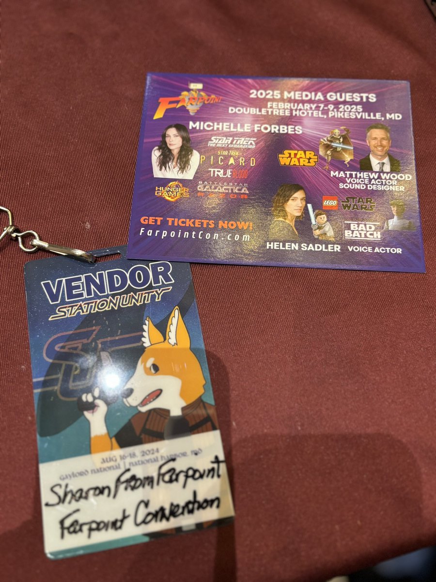 FarpointCon's tweet photo. #TeamFarpoint will be at @StationUnity & @fairfaxcomiccon this weekend! Visit our tables at either (or both!) convention to pick up #FarpointConvention swag & chat with friendly people. #supportcreators #cosplay #supportlocalconventions #farpointcon #farpointfoundation @Katsucon https://t.co/7kmn81U7oi