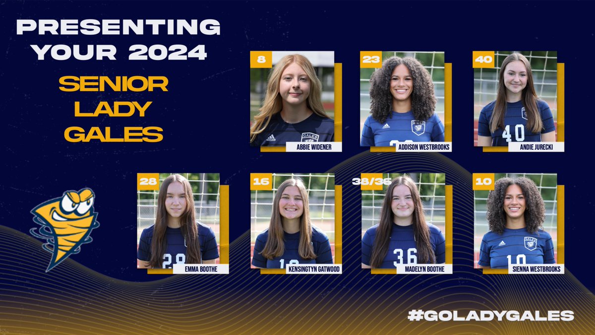SENIORS!!!! CLASS OF 2025!!!
Presenting your 2024 Senior Lady Gales! Join them tonight at Fulton Field as they take on the Fairfield Union Falcons in the Season Opener!
#GoLadyGales