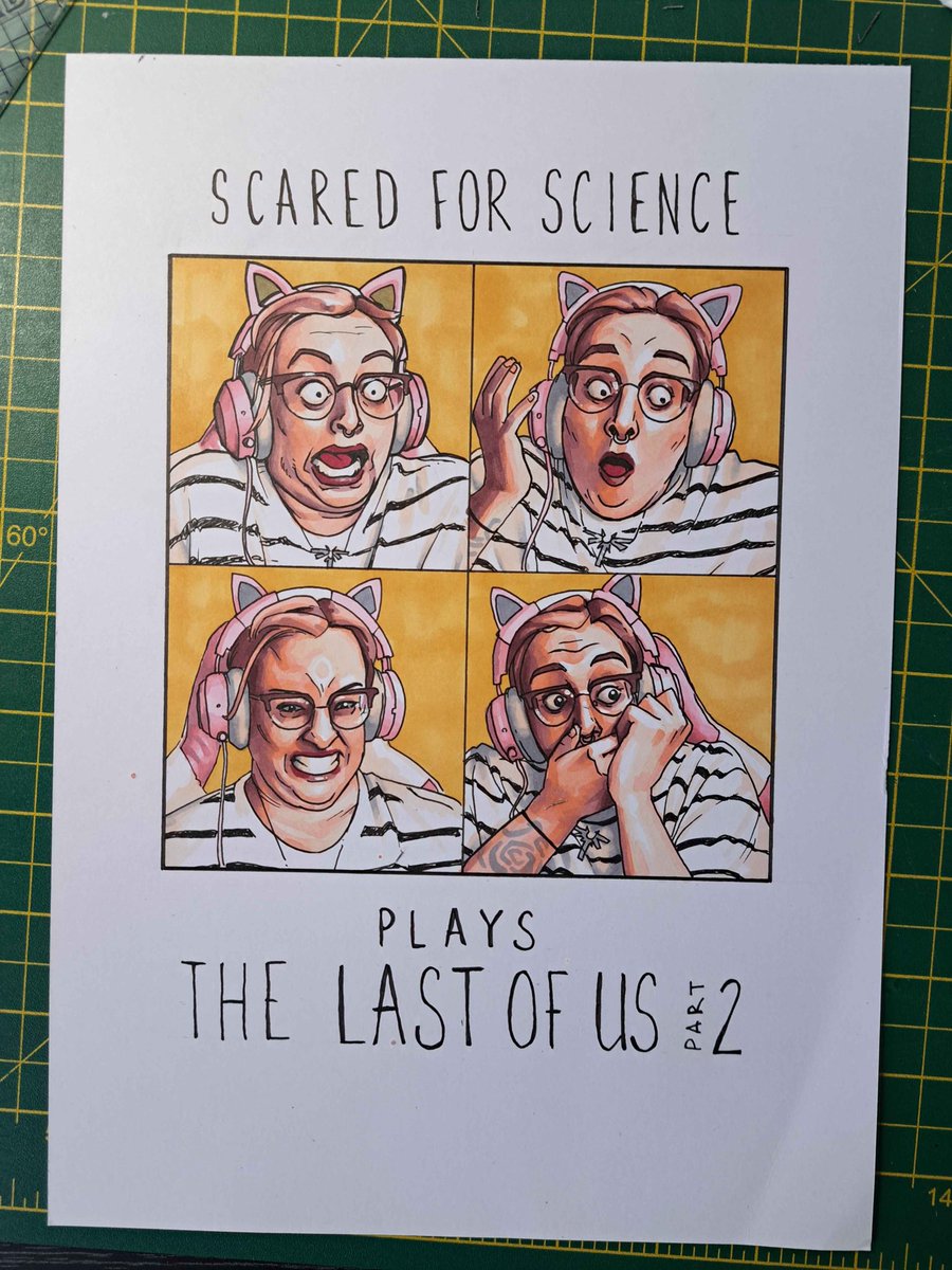 Scared4Science's tweet image. The AMAZING @tunnotron3000 made this from my series of faces playing TLOU2!! The top left keeps making me belly laugh!!