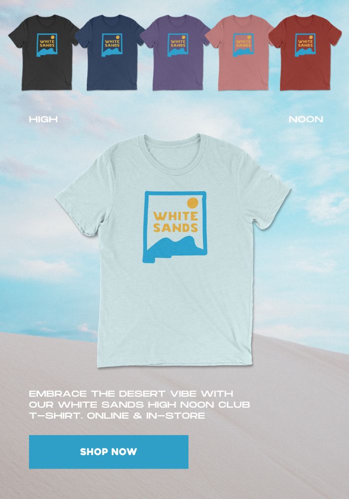Show your love for White Sands with the exclusive High Noon Club t-shirt release. Available now online &amp; in-store. ☀️