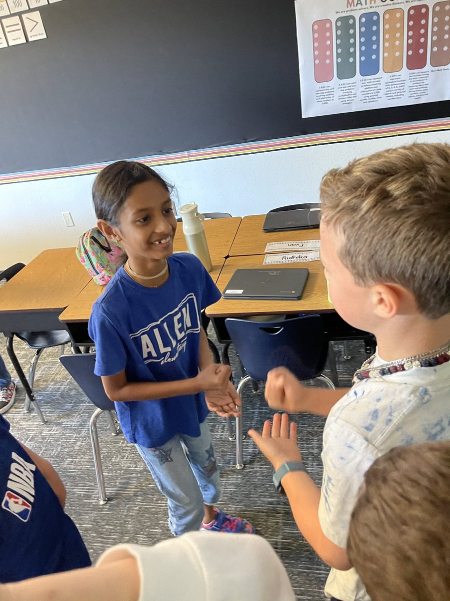 Thank you to our IC <a href="/McGee_IC/">Ms. McGee</a> for conducting an interactive read aloud! My students loved reading about the legend of rock paper scissors! #OurAllenLegacy