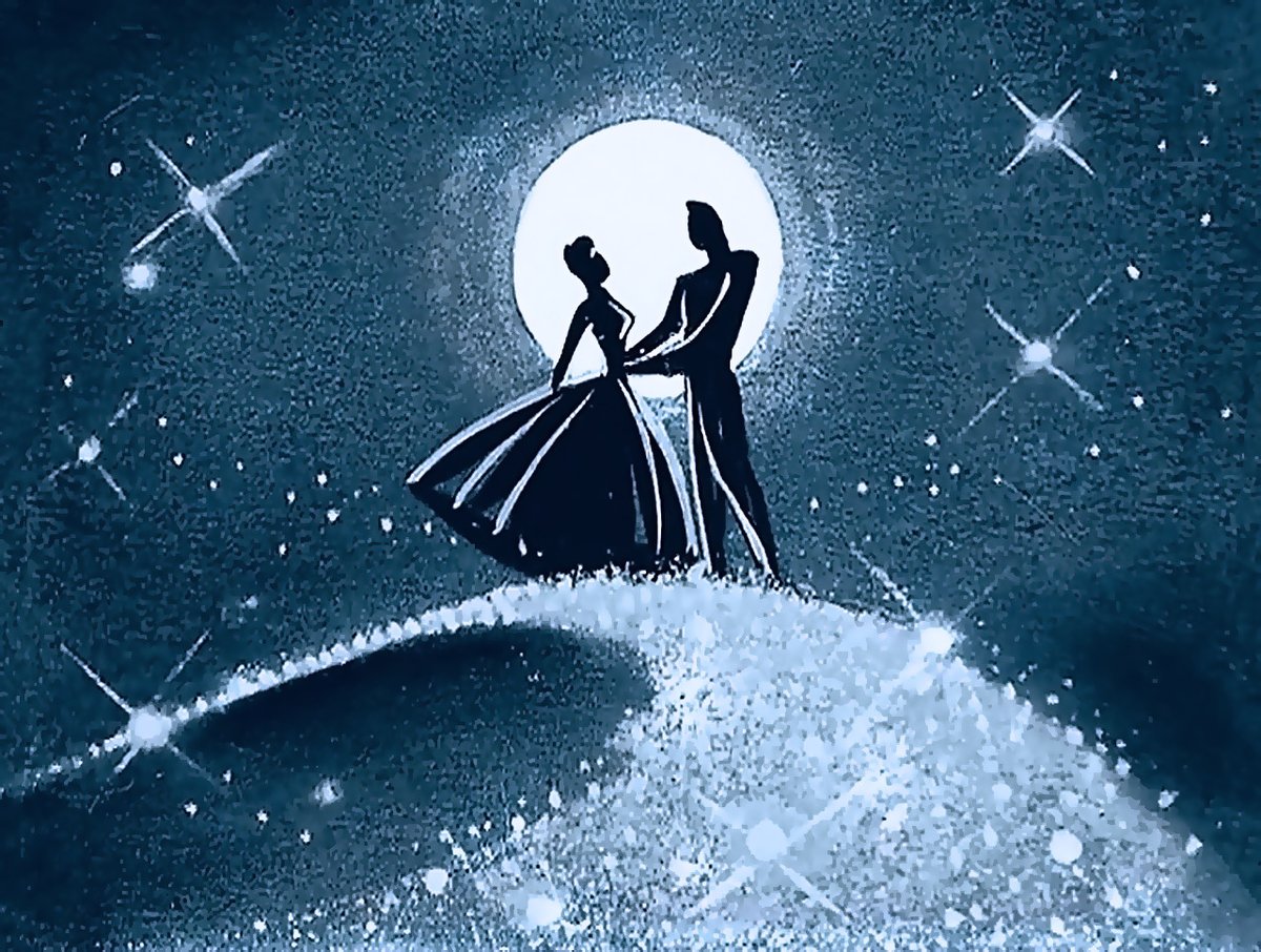 DisneyReact's tweet photo. 🎨 Arte conceptual de la escena de "So This Is Love" en 'Cenicienta' (1950) realizado por la artista Mary Blair https://t.co/Ago6ypDmWi