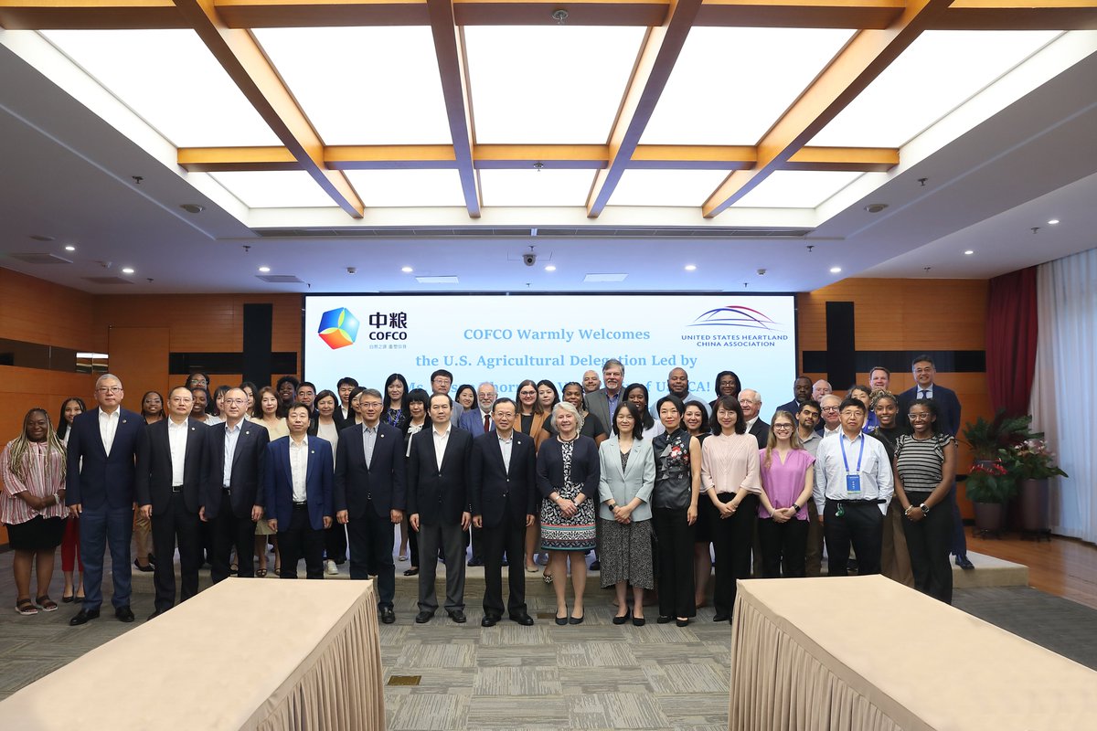 This June, USHCA led an Ag &amp; Food Business Delegation of agribusiness representatives from 9 Heartland states to attend the 2024 U.S.-China Agriculture Roundtable. Read full coverage: bit.ly/4dqqW5C
