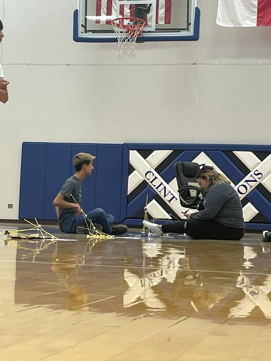 lion_yearbook's tweet photo. The judging is in full swing! Let’s find a winner for the Marshmallow-Spaghetti challenge! #lionpride #smalltownvibes #ClintHS #SELday #finaljudgingisnow #LetsFindAWinner #wintheday #wehavethebestfun #halfdayfun 🦁💪🏼🔥💙🩵🤍🖤❤️💜🤩😎😝😃🤓 https://t.co/5bCJzyllTa