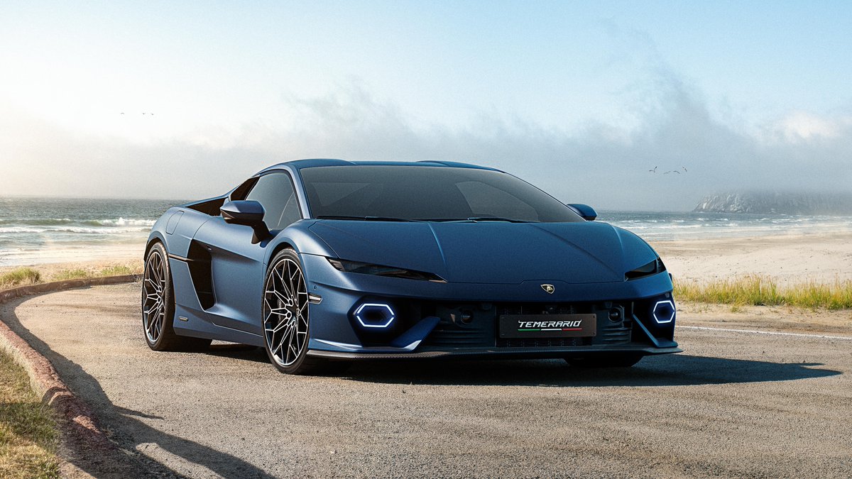 SawyerMerritt's tweet image. NEWS: Lamborghini has unveiled the Temerario, the successor to the Huracan.

• V8 Hybrid with three electric motors. Battery pack has a 3.8 kWh capacity
• 920 hp
• 0-60 in 2.7s
• 211 mph top speed
• Goes on sale in a few months