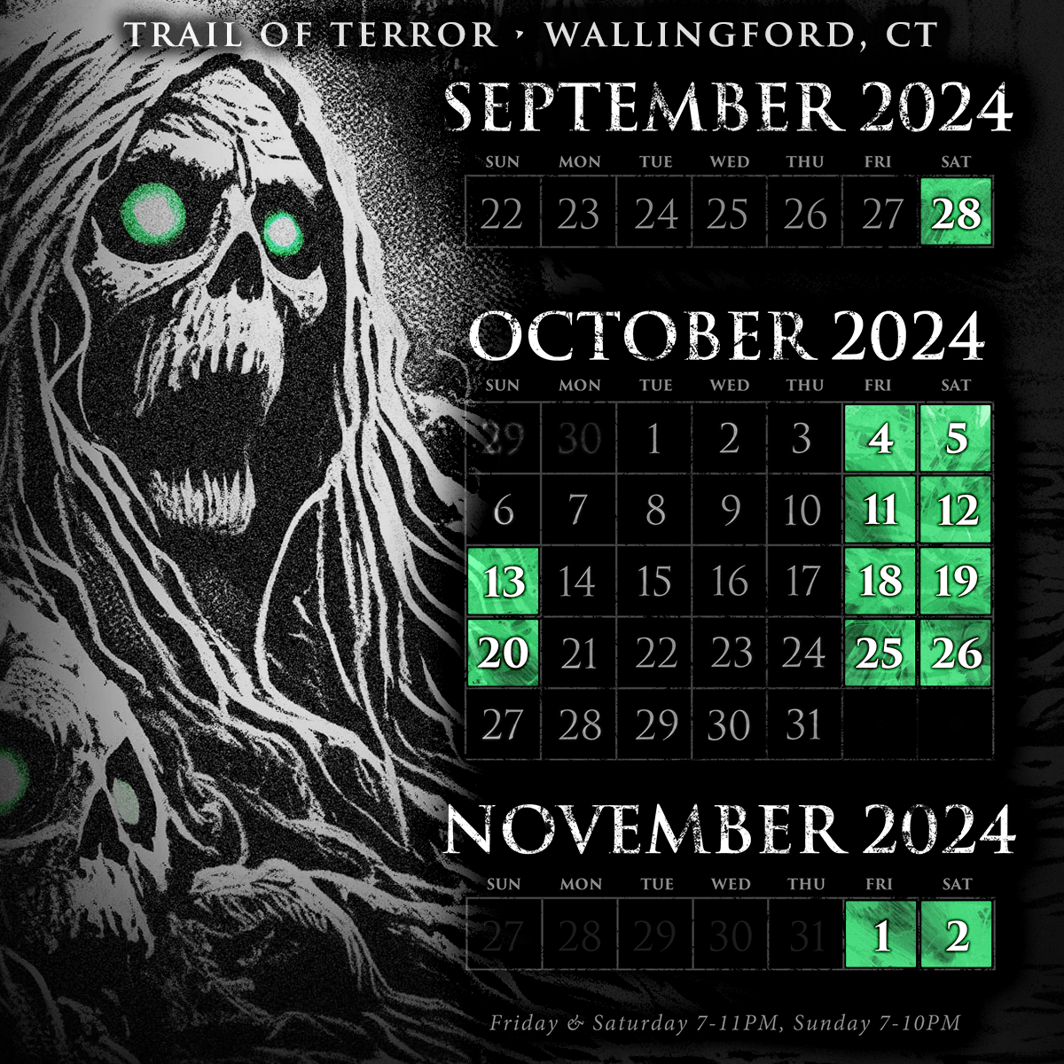 trailofterror's tweet photo. September 1st fast approaches — act now to save $2 on any Timed Tickets or VIP Premium Passes! 🎟️💀
https://t.co/c9DqDUidgA https://t.co/J9X5FooZP4