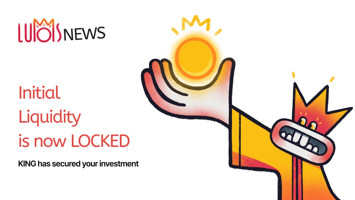 TheLumosCoin's tweet photo. The initial liquidity of $LUMOS locked for 1 year, ensuring stability and trust for all holders. 

The crown is secure, and so are your investments! 👑🔒

https://t.co/iqCBP5ZqdC

https://t.co/m9Xwd7xvPh https://t.co/RGrRB3OFle