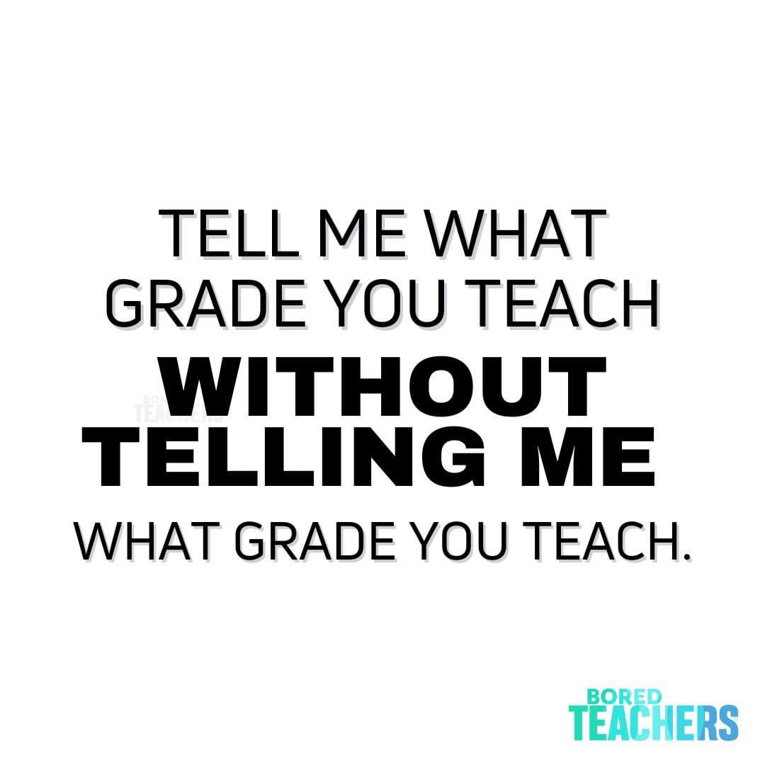 What grade are you teaching this year?! 🤔