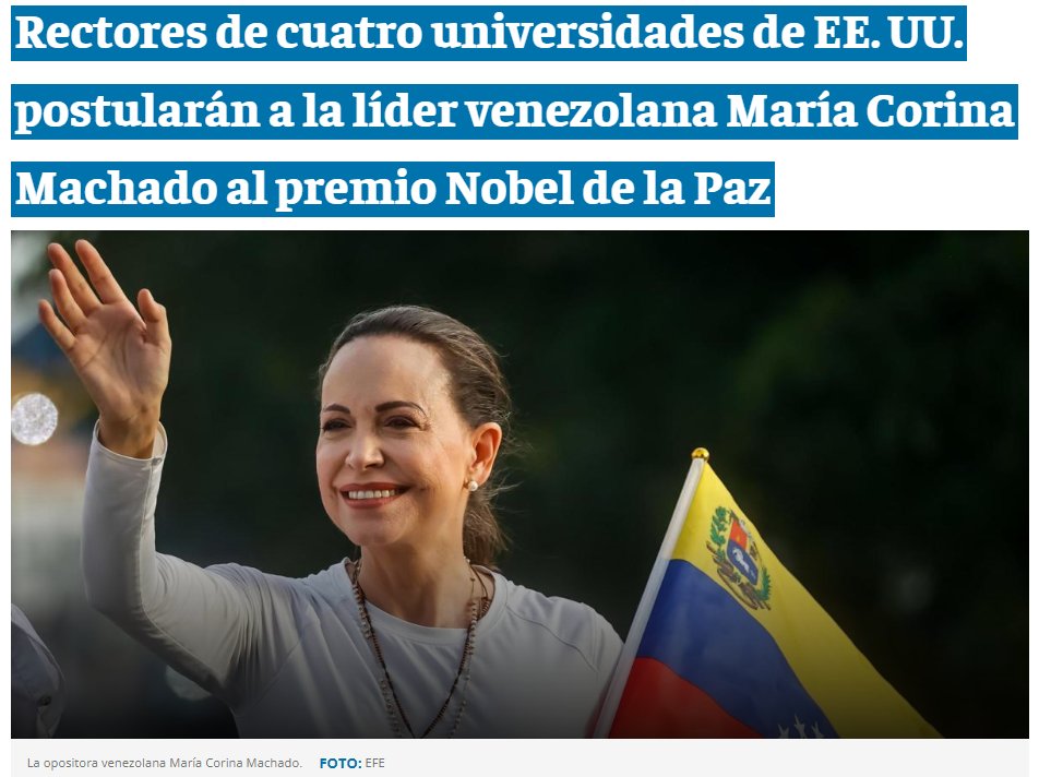Patricia Janiot (@patriciajaniot) on Twitter photo La lucha de <a href="/MariaCorinaYA/">María Corina Machado</a> tiene un nuevo impulso. La presidenta del Miami Dade College (MDC), Madeline Pumariega, y los rectores de la Universidad Internacional de Florida (FIU), Kenneth A. Jessel; de Saint Thomas University, David Armstrong; y de la Barry University, Mike La lucha de <a href="/MariaCorinaYA/">María Corina Machado</a> tiene un nuevo impulso. La presidenta del Miami Dade College (MDC), Madeline Pumariega, y los rectores de la Universidad Internacional de Florida (FIU), Kenneth A. Jessel; de Saint Thomas University, David Armstrong; y de la Barry University, Mike