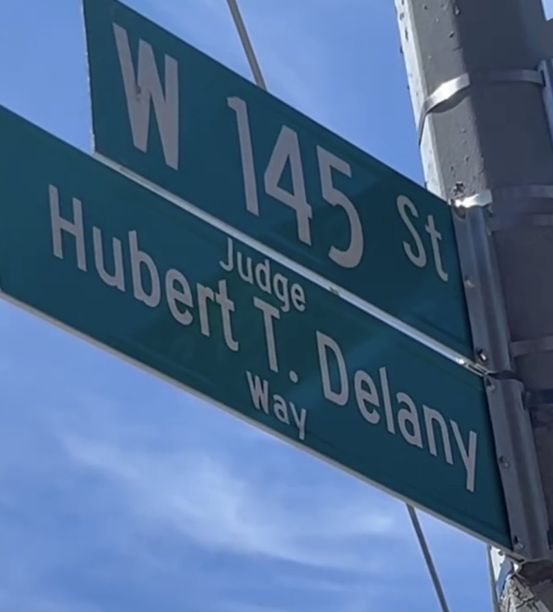 Family Legacy🥰 It was an honor to celebrate the Street Naming in honor of Judge Hubert T. Delany, my husband's grandfather.  Judge Delany was a Civil Rights Leader.  He was one of Dr. Martin Luther King’s Lawyers.   One of the first appointed African American judges in NYC. ❤️❤️