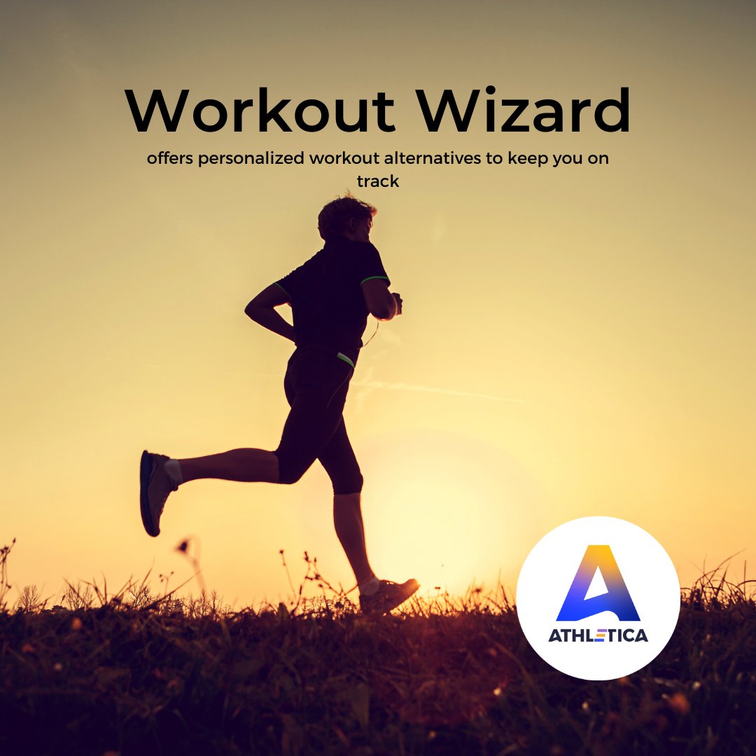 Athletica_AI's tweet photo. Meet Athletica’s Workout Wizard, designed to fit your unique context. It offers personalized workout alternatives to keep you on track. Ready to elevate your training?
Start your FREE 14 day trial today
#AthleticaAI #WorkoutWizard
https://t.co/fxzekiwDw8 https://t.co/rKH3jWT7Hx