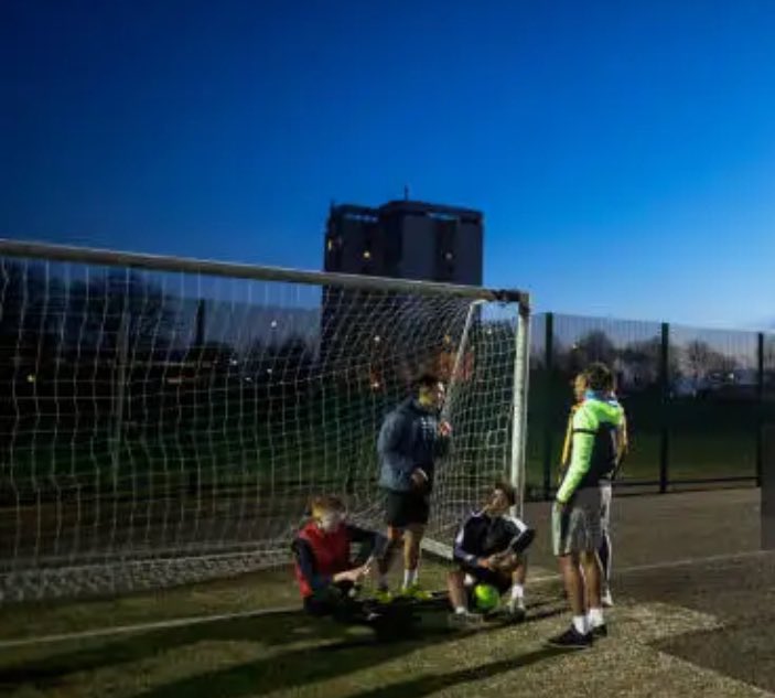 L’équipe des girondins est au complet  avant leurs premier match de N2 , le capitaine motive ses joueurs ⚡️#fcgb #Girondins #national