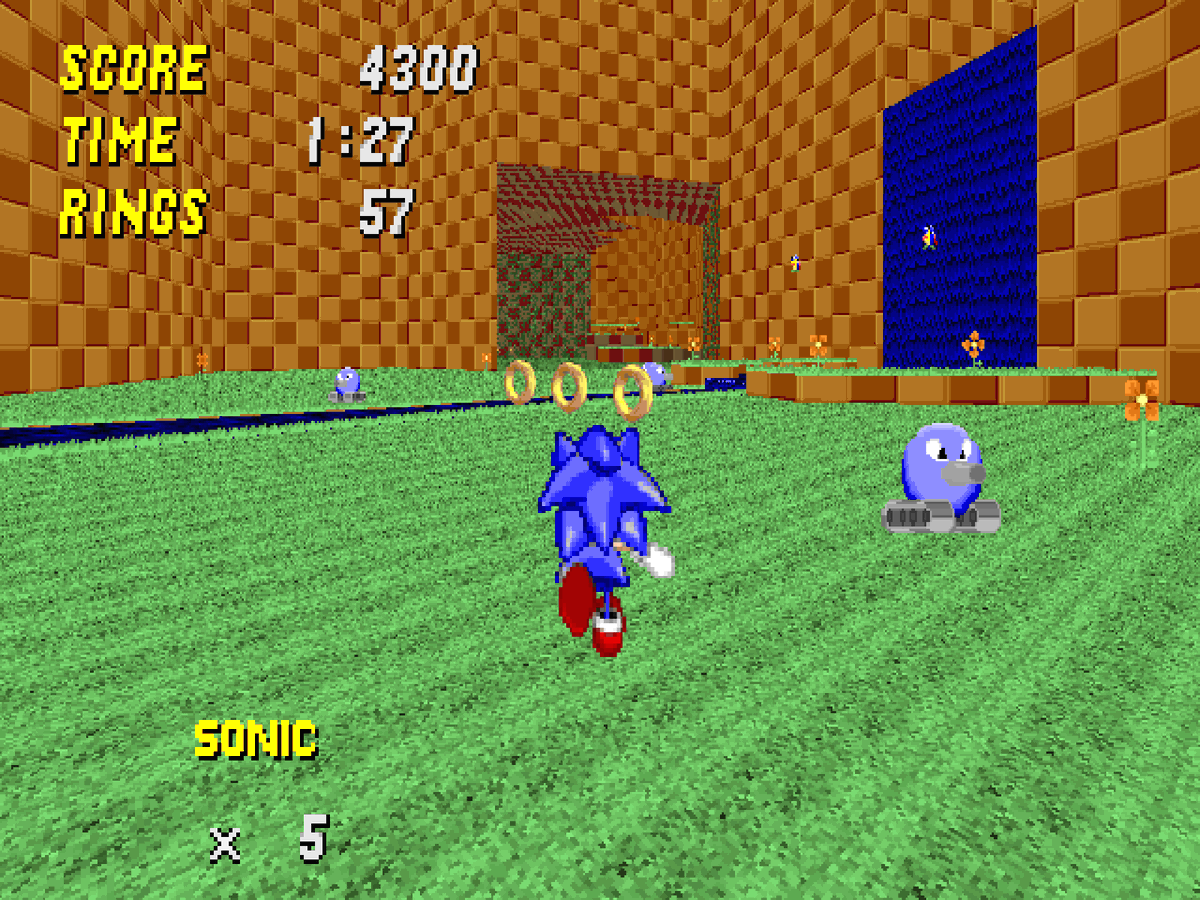 dosnostalgic's tweet photo. Sonic Robo Blast 2 - Second Demo (Sonic Team Junior, 2001) #DOSGameScreenADay https://t.co/pUAGnfeIZ2