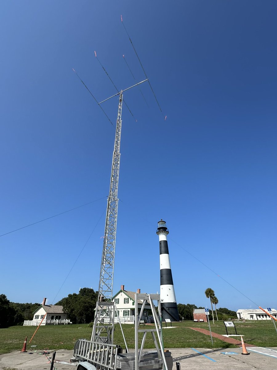 This weekend is ILLW. Because of the amazing partnership we have with Cape Canaveral Lighthouse Foundation, we will be once again operating from the only operational lighthouse on an active military base in the USA.
I have my satellite equipment so listen for N1KSC at US0099.
