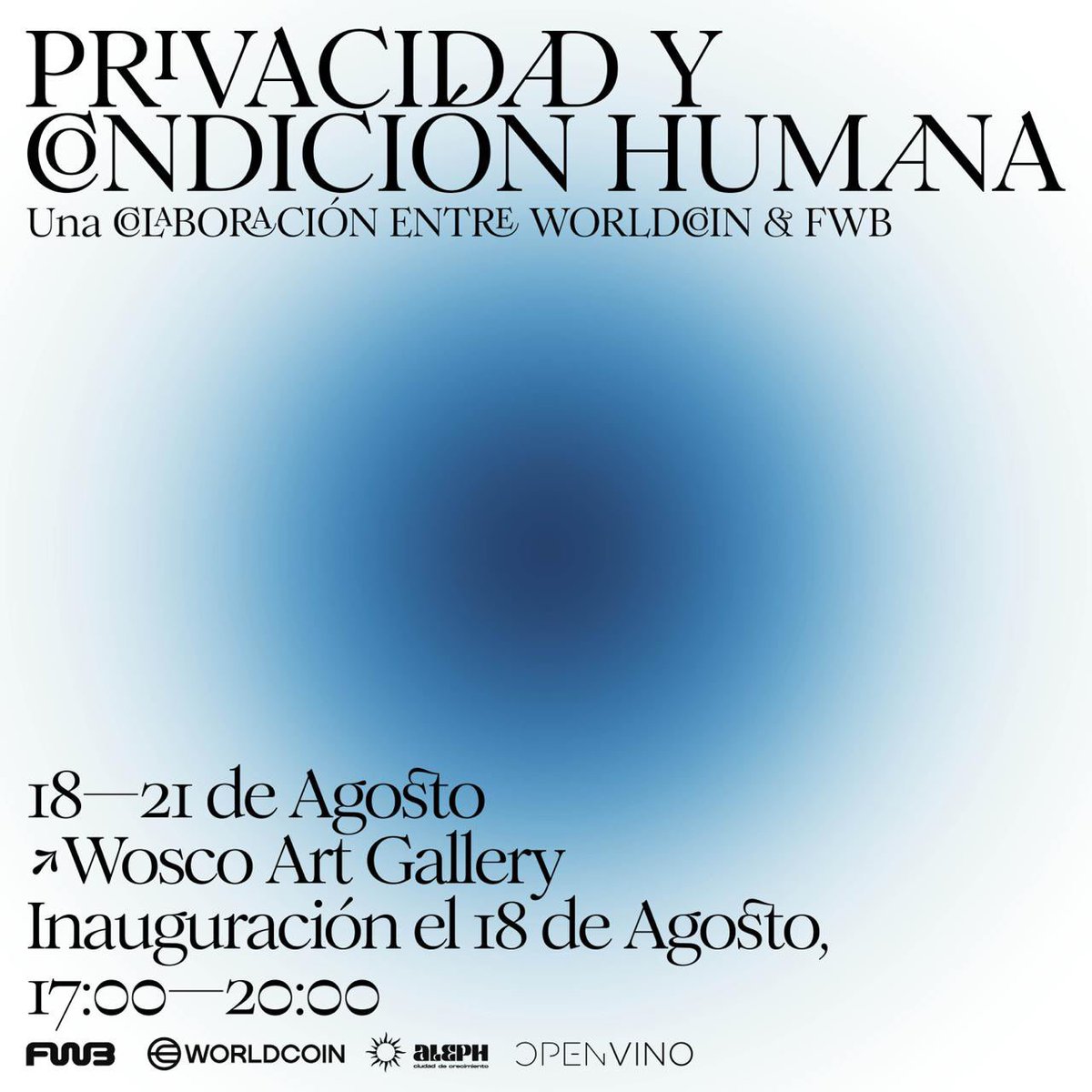 Join <a href="/worldcoin/">World</a> and <a href="/FWBtweets/">Friends With Benefits</a> at Aleph for the fourth iteration of our joint gallery show exploring the complex themes of humanity and its intersection with AI. The Privacy of Personhood opens on August 18th at Wosco Art Gallery in Buenos Aires.