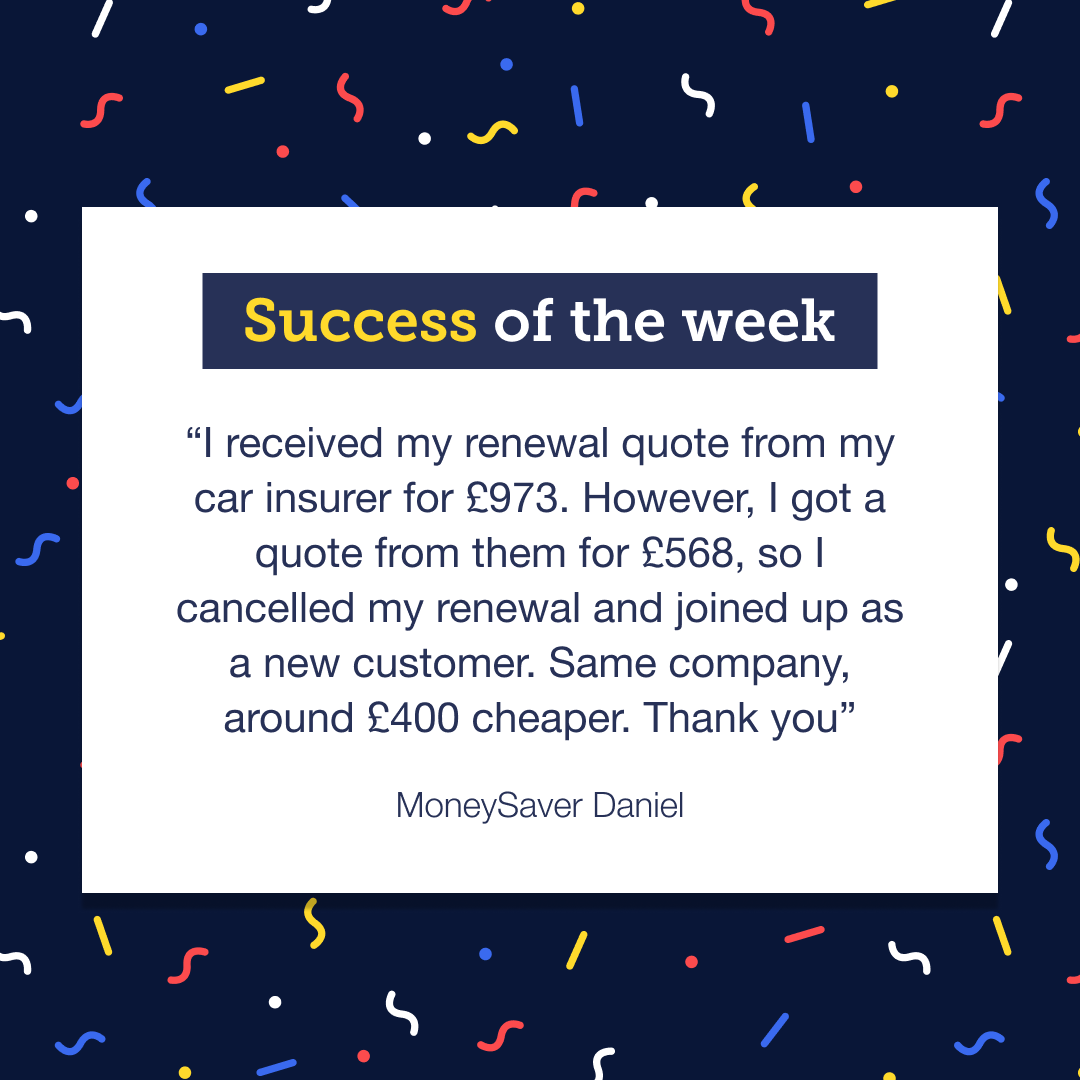 MoneySavingExp's tweet photo. We've said it before, but never auto-renew your car insurance! ❌

Even though insurers are banned from charging existing customers more than newbies, it's still likely to cost extra.

More tips for driving down the cost of your car insurance ⬇️

https://t.co/hpVknPRqqo https://t.co/KoHwrwyelO