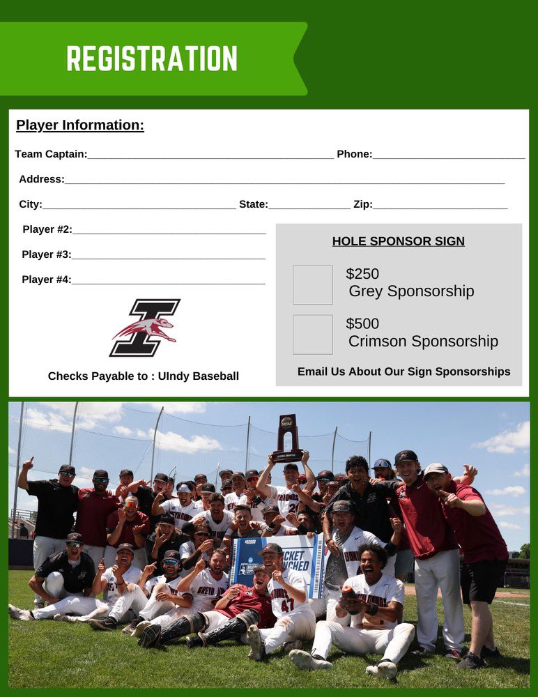 UIndy Baseball tweet media