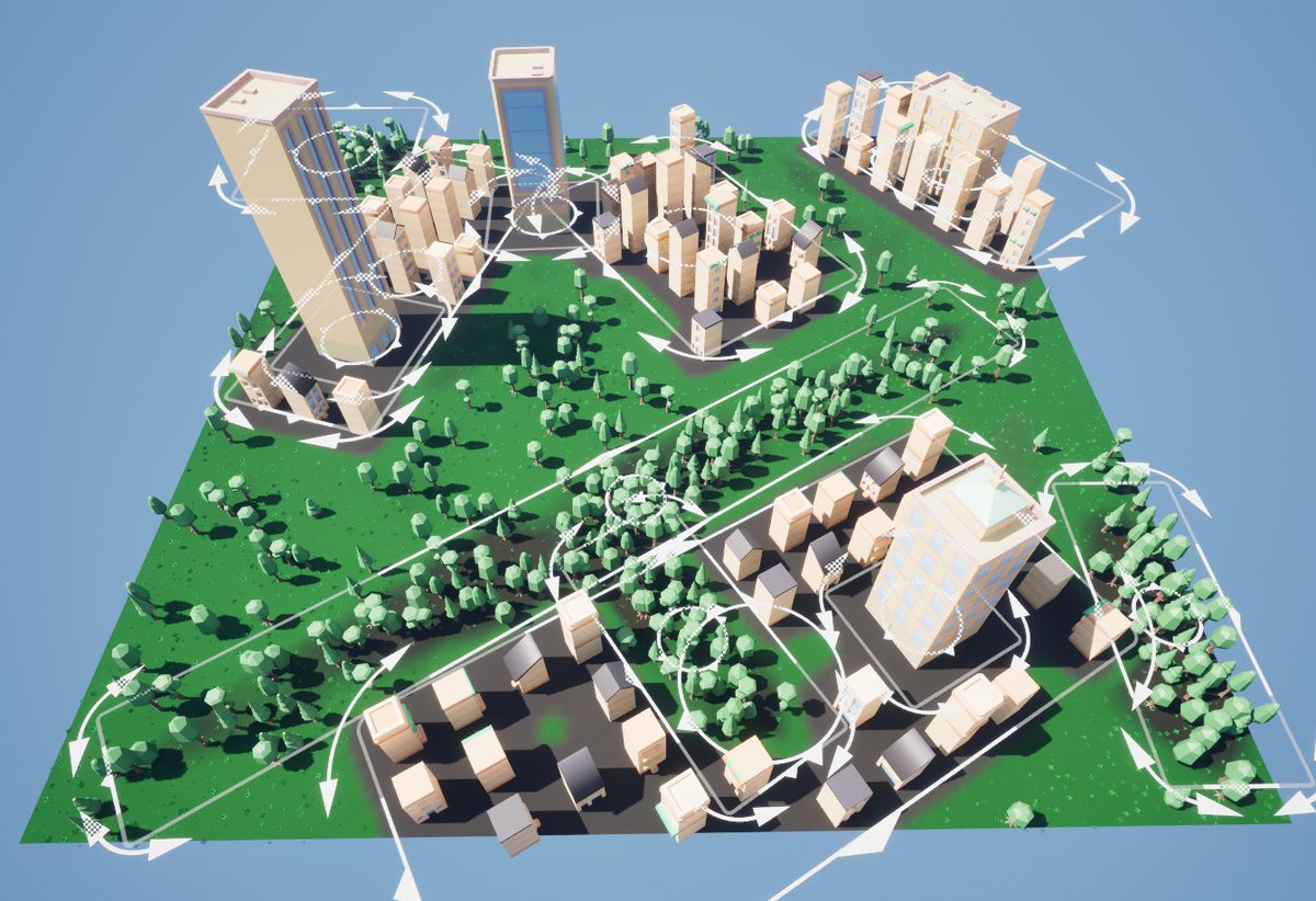 ga5p0d3's tweet photo. Day four in our scene tools building adventure, today is Handles: In-world editing controls for speedy and intuitive level layout, iteration, and tweaking.
📣 Let us know what you'd like to see added to our town building experiment next! https://t.co/2PxFRoPXwn