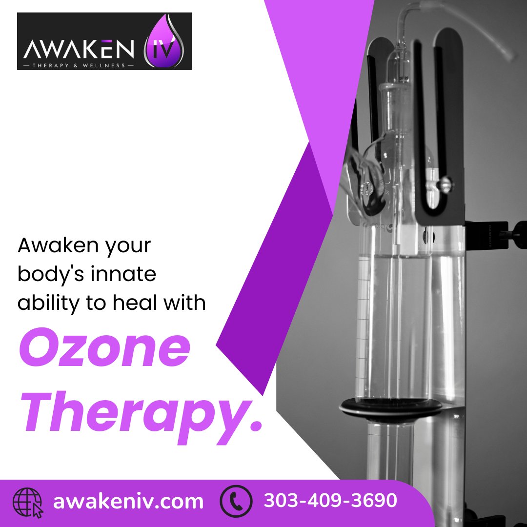 Awaken_IV's tweet photo. Awaken your body's innate ability to heal with Ozone Therapy. Rejuvenate cells, boost energy, and promote optimal wellness. 🌿💪 Schedule your appointment today!
https://t.co/9YPz5xv6zU 
#AwakenIV #IVTherapy #HolisticWellness #HealthAndWellness #WellnessJourney https://t.co/rqnVzVal9n