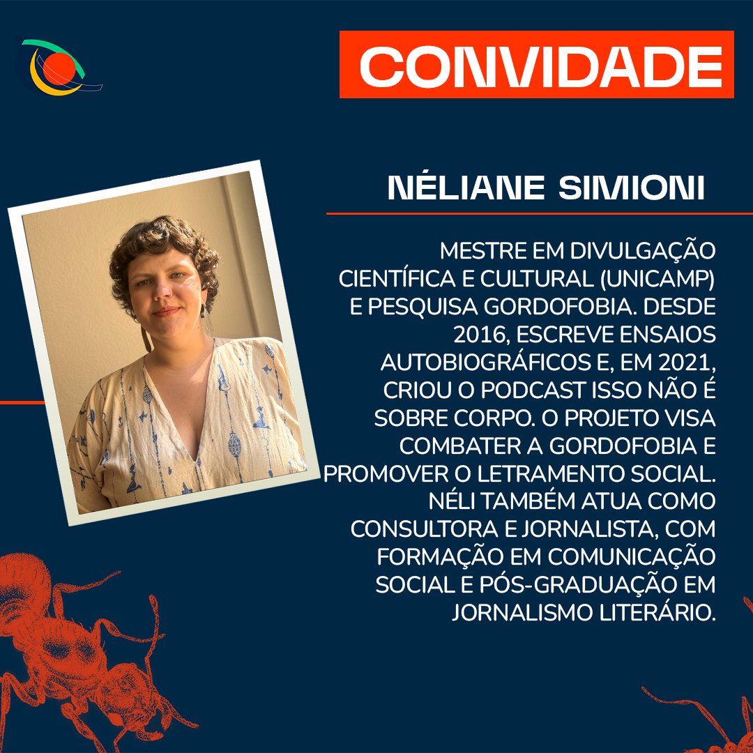 ediccunicamp's tweet photo. Quer saber o que vai rolar no EDICC?

Estamos animados em contar com a presença de Néliane Simioni e J��ssica Balbino que irão ministrar a oficina "Afetos e subjetividades nas corporalidades gordas". https://t.co/RrowSmYP0A