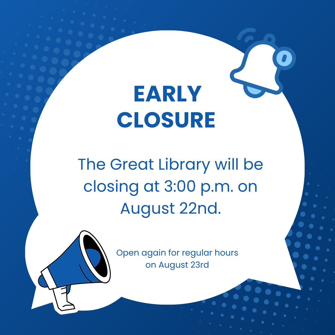 Service Notice: The Great Library will close at 3:00 p.m. on Thursday, August 22nd for an LSO event. 

If you have a research request, please e-mail us at greatlibrary@lso.ca.

We will be open again at 9:00 a.m. Friday, August 23rd.