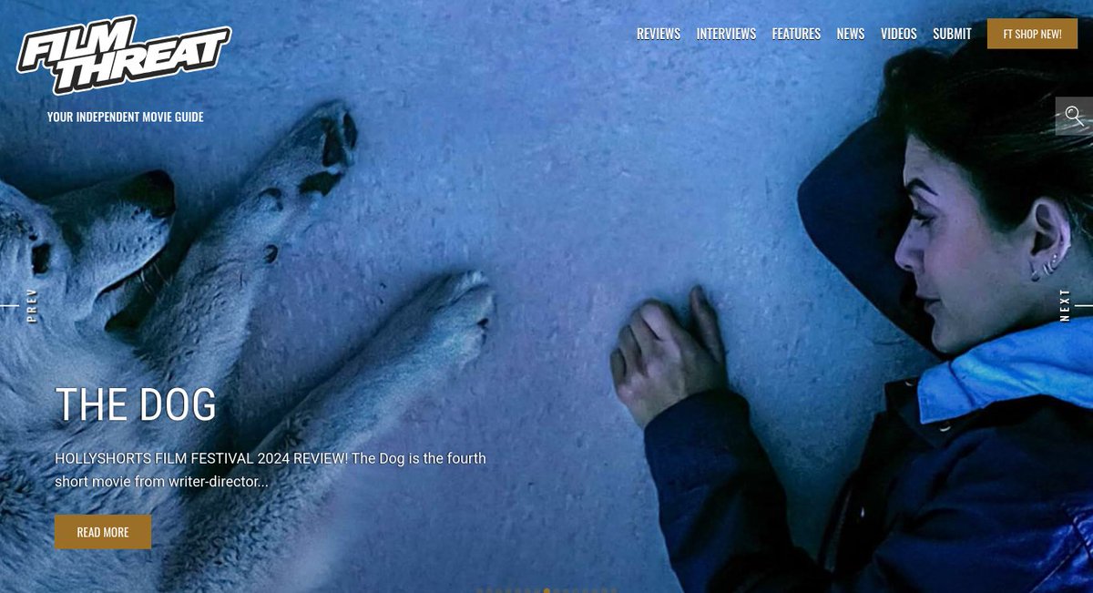 “The dog speaks to her, expressing their shared exhaustion.” Bobby LePire reviews the <a href="/HollyShorts/">HollyShorts (HSFF)</a> drama The Dog.
filmthreat.com/reviews/the-do… #HollyShorts #FilmThreatHollyShorts #HollyShorts2024