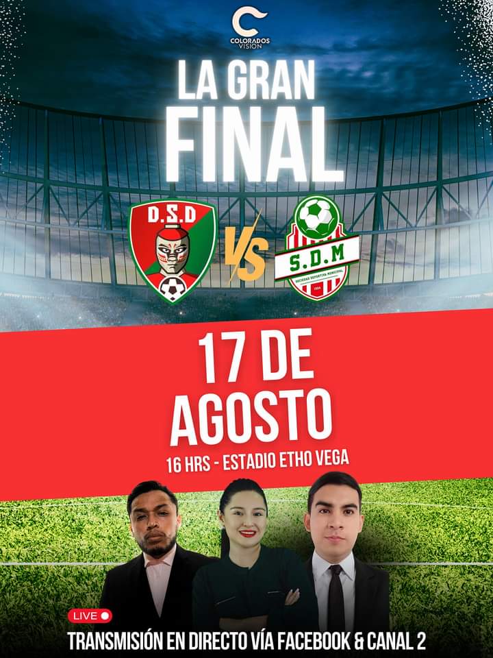 Final del Torneo de Seg. Cat. Santo Domingo de los Tsáchilas.