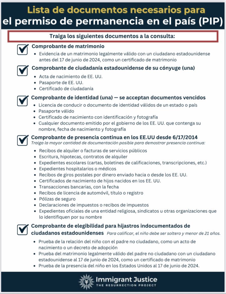 ReTorrMe's tweet photo. 👁️ ‼️📣 información importante para potenciales beneficiarios de “Manteniendo Familias Unidas” (PIP). Se podrán hacer las peticiones a @USCIS a partir del lunes 19 de agosto. Esté pendiente de talleres y sesiones informativas! 👇🏼
https://t.co/mU4LPx4jn7 https://t.co/JYjlOEadMU