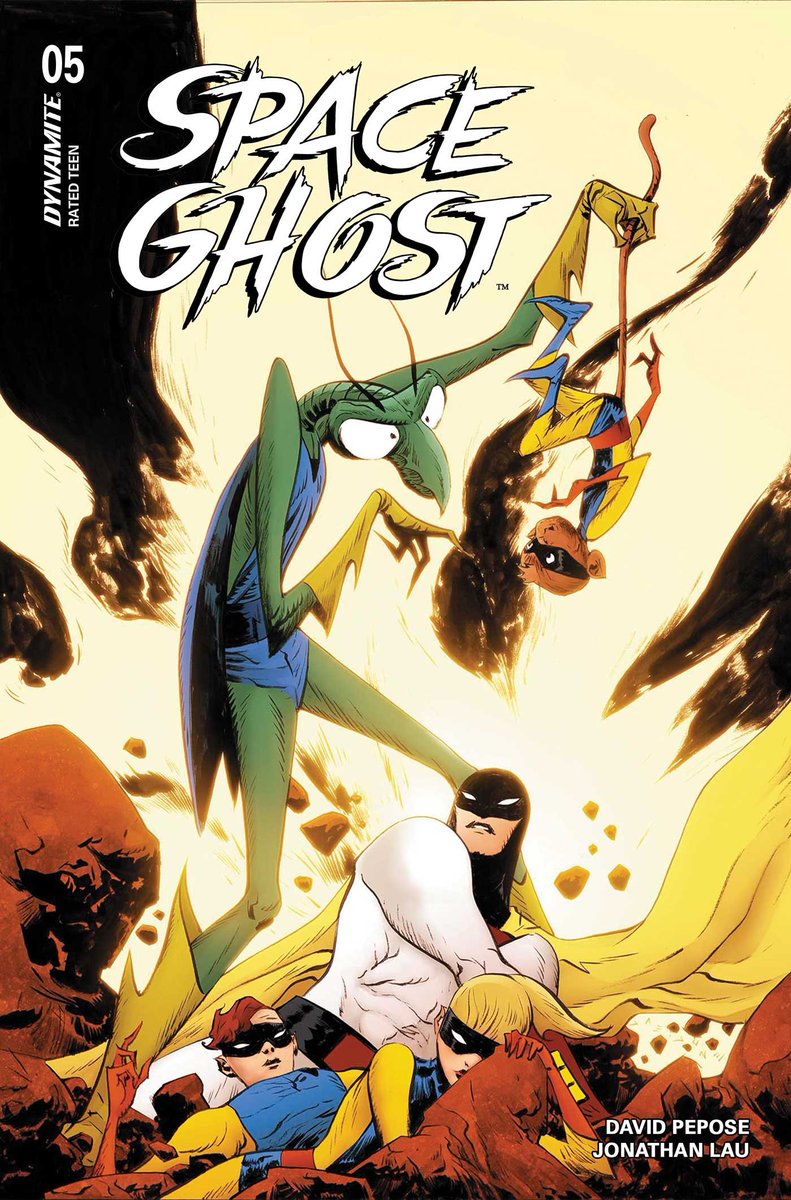 Peposed's tweet photo. THIS MONDAY is Final Order Cutoff for SPACE GHOST #5!

Can Space Ghost hope to survive the Cult of Zorak? And can Jan and Jace escape before it's too late? Call your local comics shop NOW to preorder! https://t.co/NY3vBtRbSA
