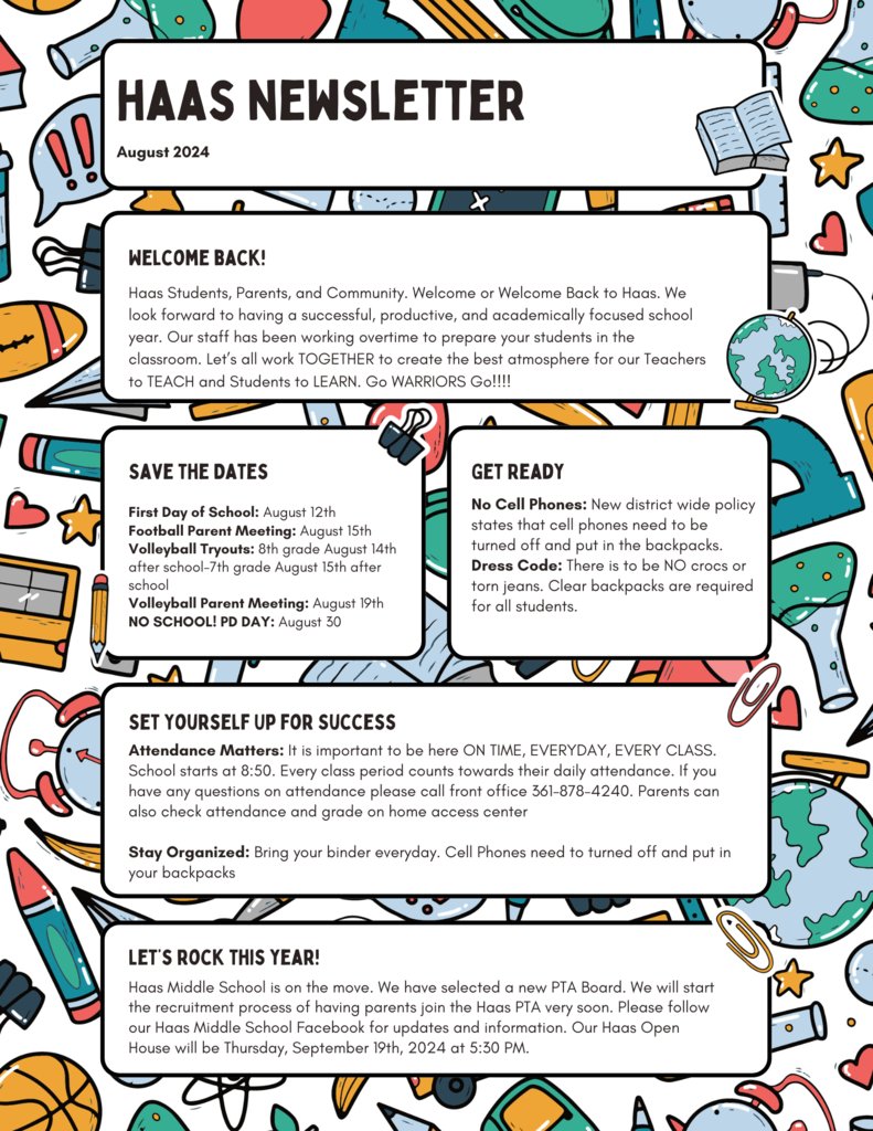 August Newsletter!