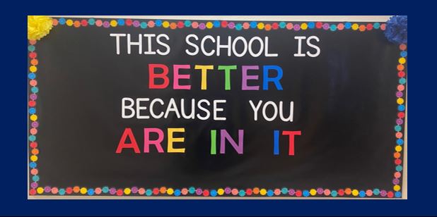 Lovell_Elem's tweet photo. One of our teachers put this in their hallway. It couldn't be more true! The school IS better with all of you in it! Thank you everyone for a great first week of school. It's going to be a great year! #LovellUpGameOn @melissa_sarasty https://t.co/msec81X71r