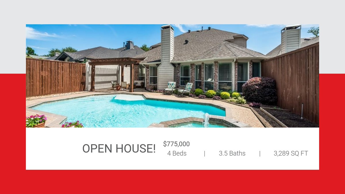 New Price!!! Don't miss the chance to tour this fantastic property August 18th from 2:00-4:00 PM! Show someone who should attend this open house! 😮

"Come To Dallas!"
I can help you buy, sell or invest
#DallasRealEstate #D... homeforsale.at/4023_AZURE_LAN…