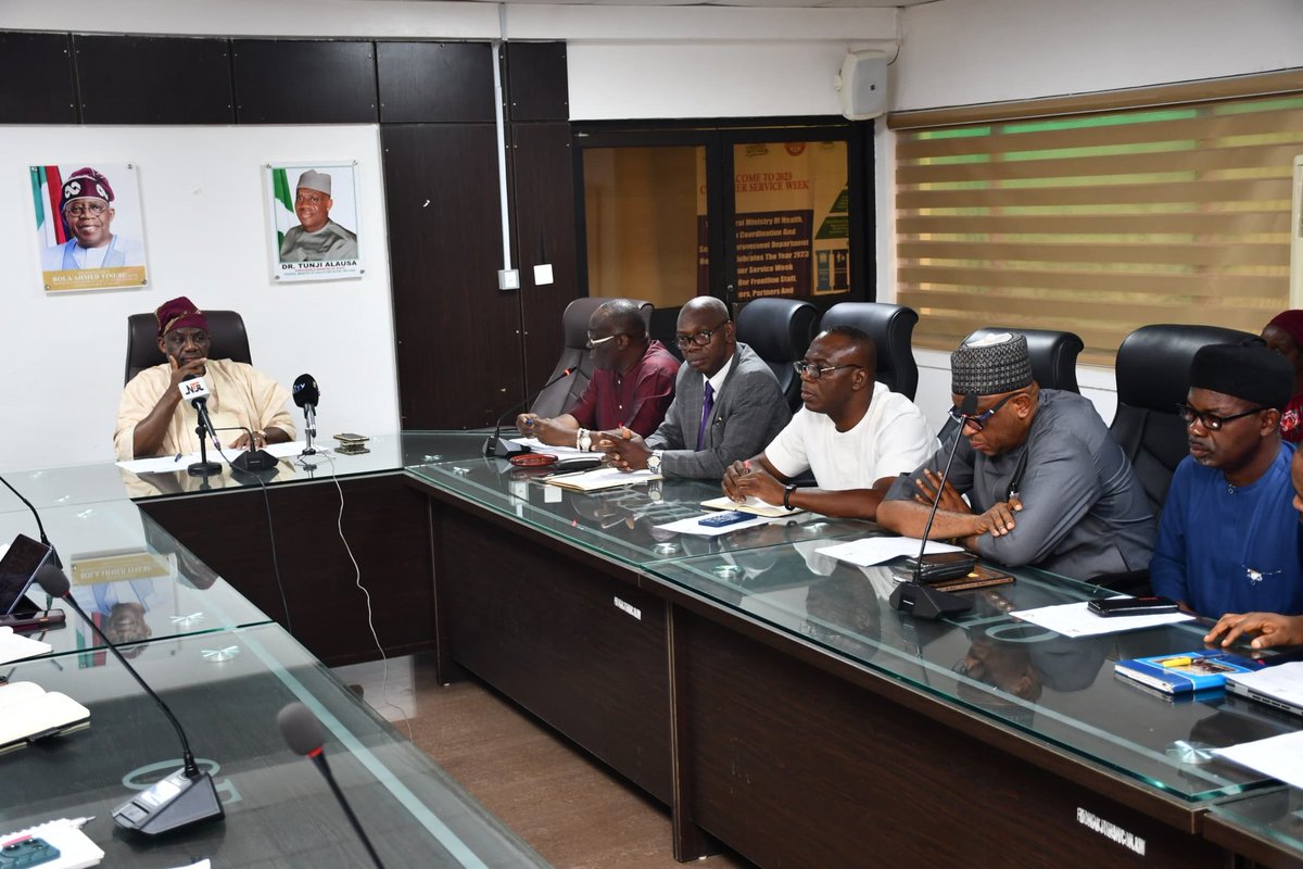 The Hon.Minister of State for Health and Social Welfare, Dr. Tunji Alausa, yesterday in Abuja, inaugurated the MLSCN Technical Team on National Medical Laboratory Regulation and Inspection Against Quackery.