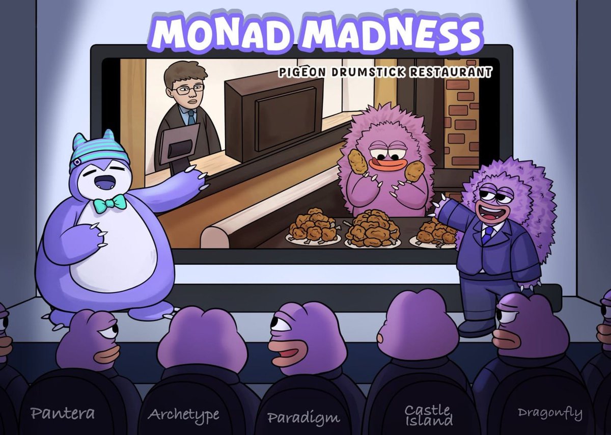 monad's tweet image. Monad Memes of the Week #45 

ty: @Hype_Finder, @onekhizzie, @AetheriusEisen, @miami_eth 💜