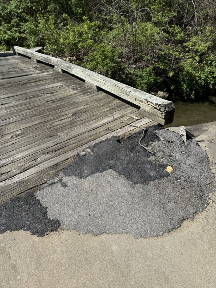 Took you long enough. We finished our bridge repair in a couple of DAYS!