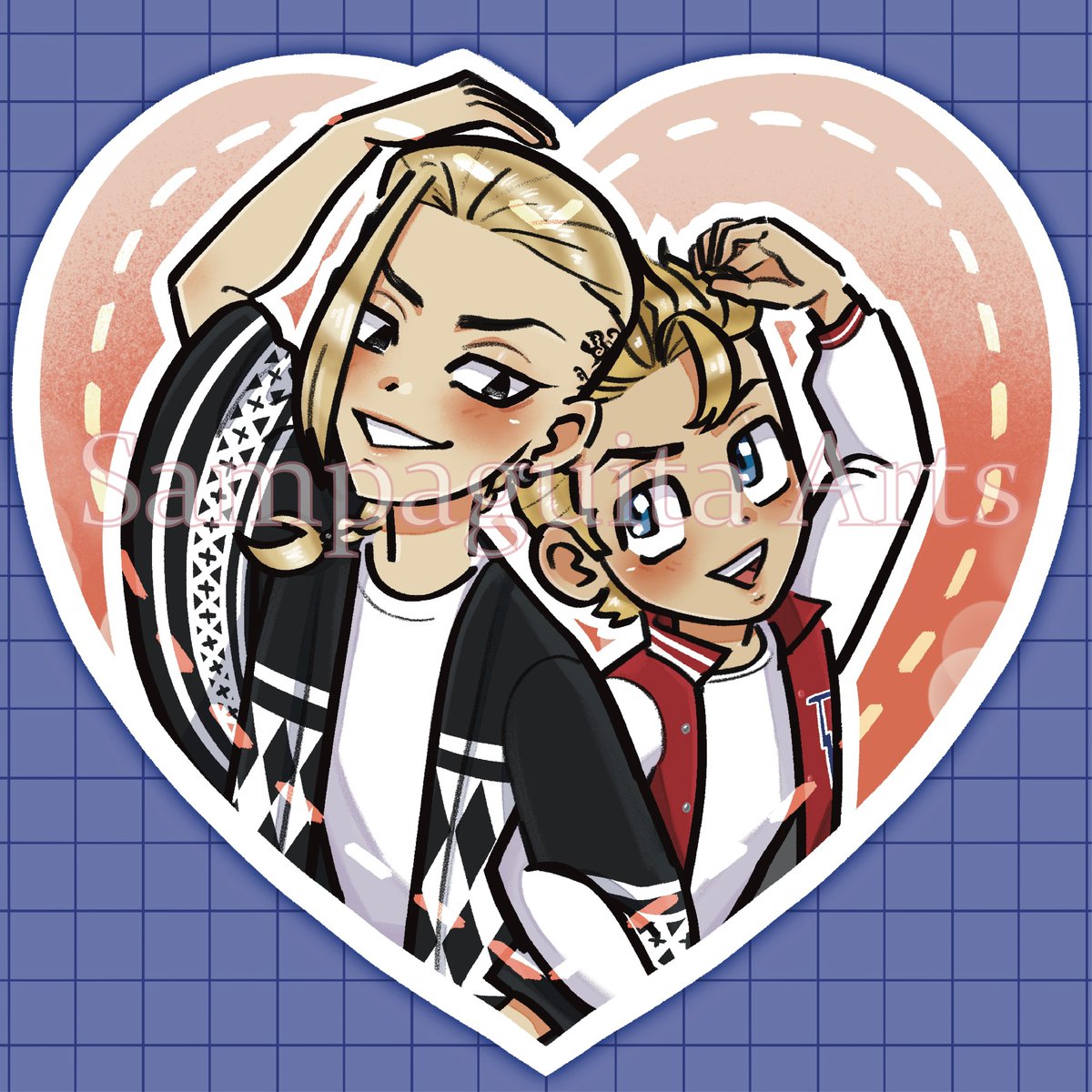 shizukuni_sama's tweet photo. DORATAKE STICKERS ARE HERE!!! 🐉❤️🎍
Draken and Takemichi are trying (and failing) to make a heart...😅 (Did you know...☕️ members get this sticker for FREE this month? 🫢)
🌸 Get your drtk sticker here: https://t.co/KahXl5kYY5
#DoraTake #ドラ武 https://t.co/y8bvm34SMD