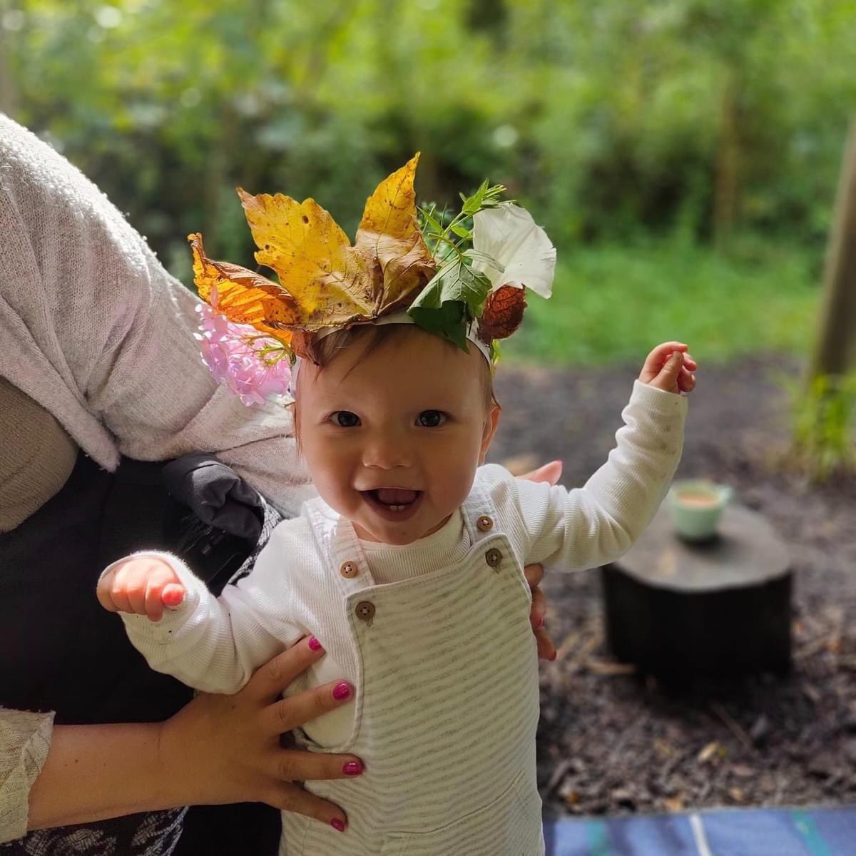 Little Nature is back! Come &amp; spend some quality time outside with your baby on Friday 30th August. Little Nature is a lovely class with plenty of sensory experiences for your baby and some mindful moments in nature for you. wildwooddays.co.uk/event/little-n…