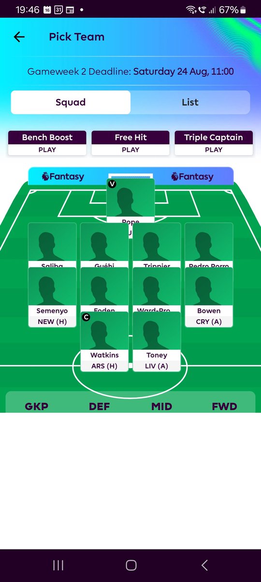 johnny_jpr's tweet photo. @OfficialFPL how do I dort this on app can't see subs https://t.co/DLMXHOsWql
