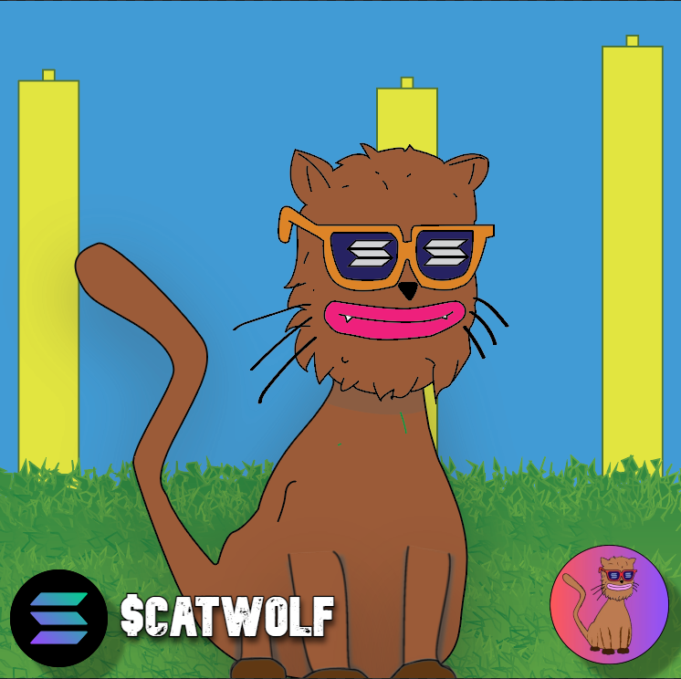catwolfonsol's tweet photo. CATWOLF is paying for trending at 60k! Don't miss it! Meow! Straight to raydium and paving our way to the top! CATWOLF is the alpha pet on SOLANA! https://t.co/4frGMk6Tkc
