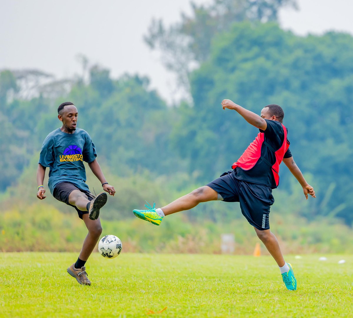 RICA_Rwanda's tweet photo. RICA staff & faculty had a great time today at our workplace sports day. It was all about teamwork, having fun, & stepping away from the usual routine. Great to see everyone coming together for some friendly competition. #TeamRICA #WorkplaceWellness @RwandaAgri @Rwanda_Edu https://t.co/cflK11xk4u