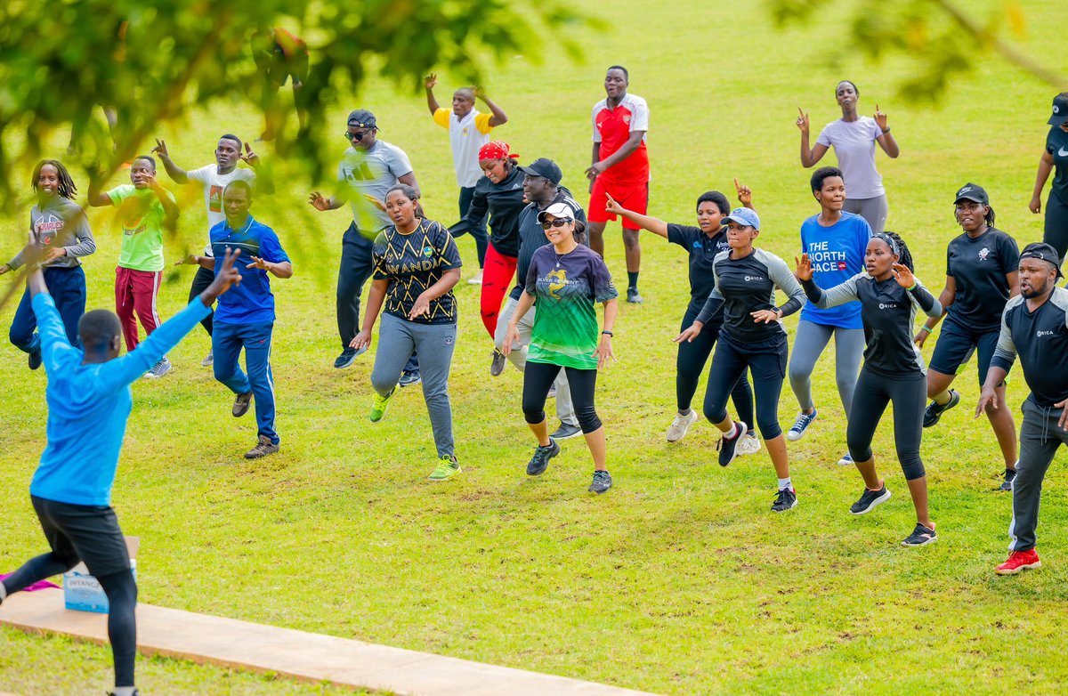 RICA_Rwanda's tweet photo. RICA staff & faculty had a great time today at our workplace sports day. It was all about teamwork, having fun, & stepping away from the usual routine. Great to see everyone coming together for some friendly competition. #TeamRICA #WorkplaceWellness @RwandaAgri @Rwanda_Edu https://t.co/cflK11xk4u