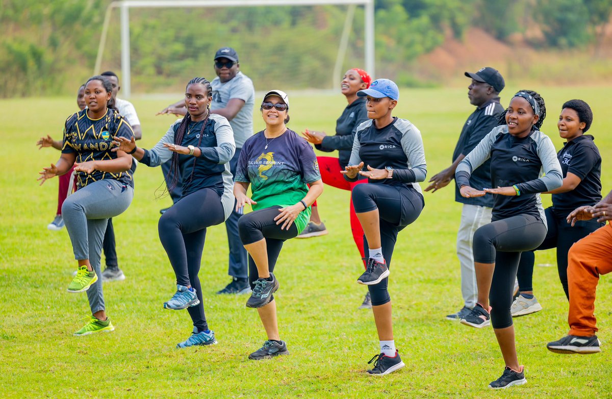 RICA_Rwanda's tweet photo. RICA staff & faculty had a great time today at our workplace sports day. It was all about teamwork, having fun, & stepping away from the usual routine. Great to see everyone coming together for some friendly competition. #TeamRICA #WorkplaceWellness @RwandaAgri @Rwanda_Edu https://t.co/cflK11xk4u