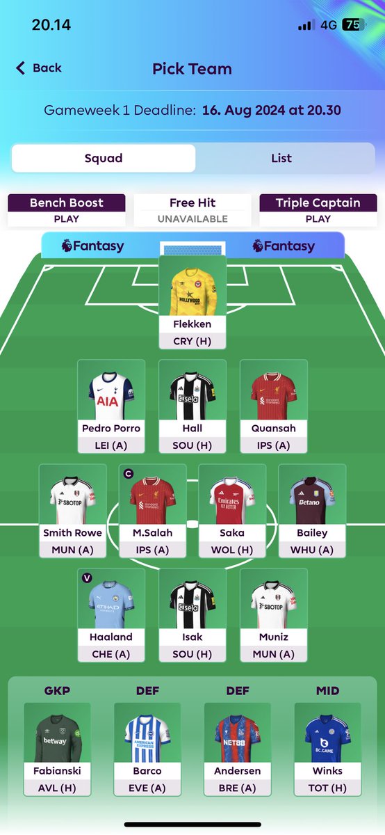 JuvonenMarko's tweet photo. Tällaista. Kokeillaan 3 isolla lähteä rakentamaan.

Big target to fulham good fixtures gw2-3 and 3 Big players!

#Fplfi #Gw1 #fpl https://t.co/TXEjB0zyQ7